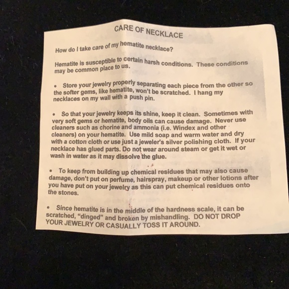 Hematite Jewelry Stone Set in Muted Earth Tones - Picture 6 of 6